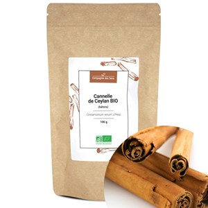 Cannelle de ceylan bio - 100g - bâtons entiers