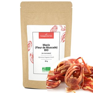 Macis (fleurs de muscade) bio - 50g - morceaux