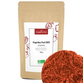 Paprika fort de hongrie bio - 100g - en poudre