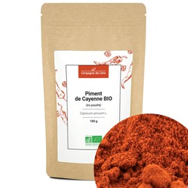 Piment de cayenne bio - 100g - en poudre