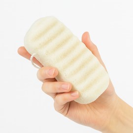 Éponge konjac argile verte pour le corps