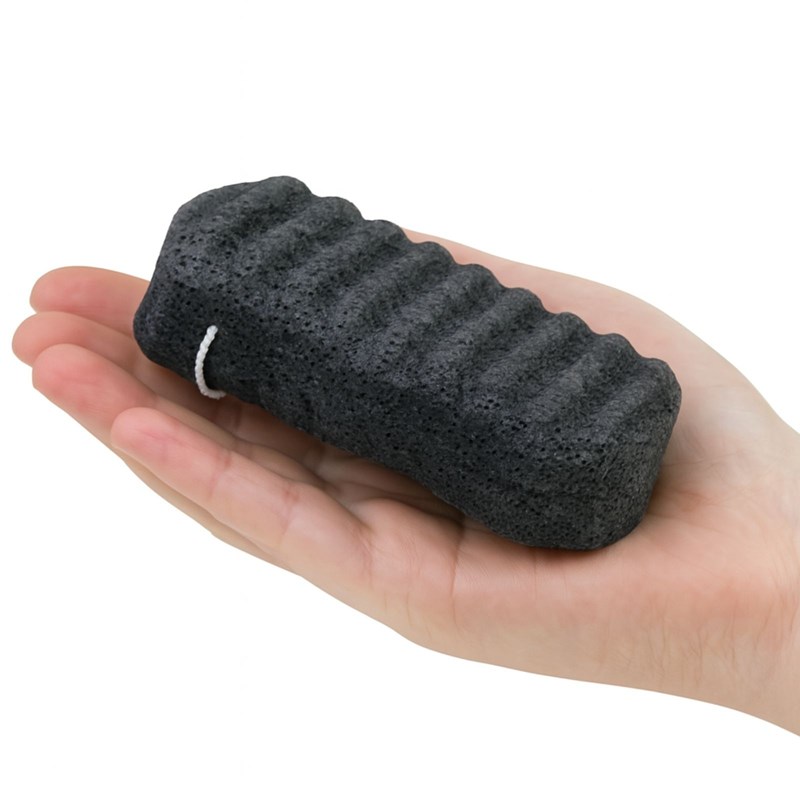 Éponge konjac corps charbon bambou