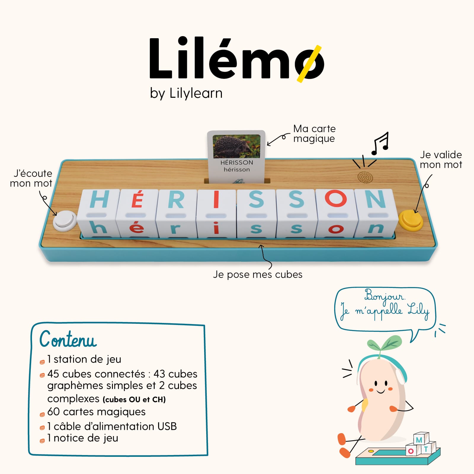 Lilémø - J'apprends à lire - Lilylearn