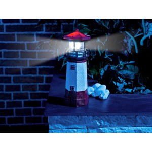 Phare décoratif solaire avec led 27 cm