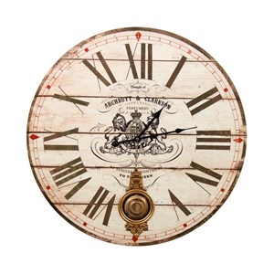 Horloge ancienne balancier archbutt &