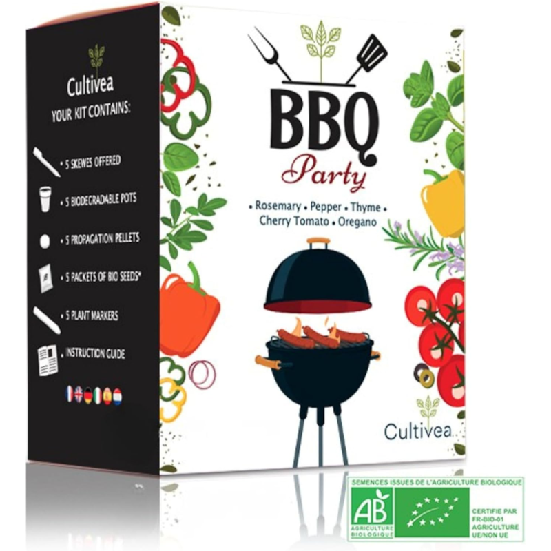 Cultivea - kit de culture bbq party bio