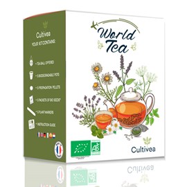 Kit prêt à pousser thés du monde bio*