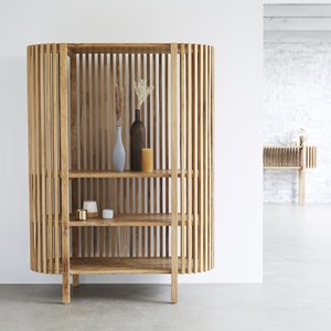 Bibliothèque en bois de teck