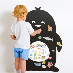 Tableau magnetique pingouin