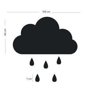 Tableau magnetique nuage