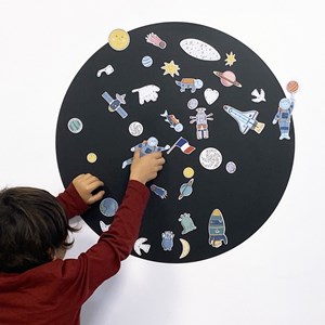 Tableau magnetique rond