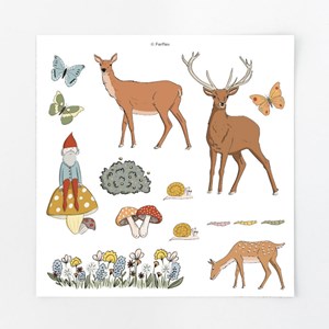 Jeu de magnets - dans la forêt
