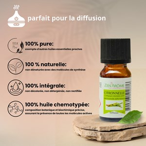 Huile essentielle de citronnelle - 10ml