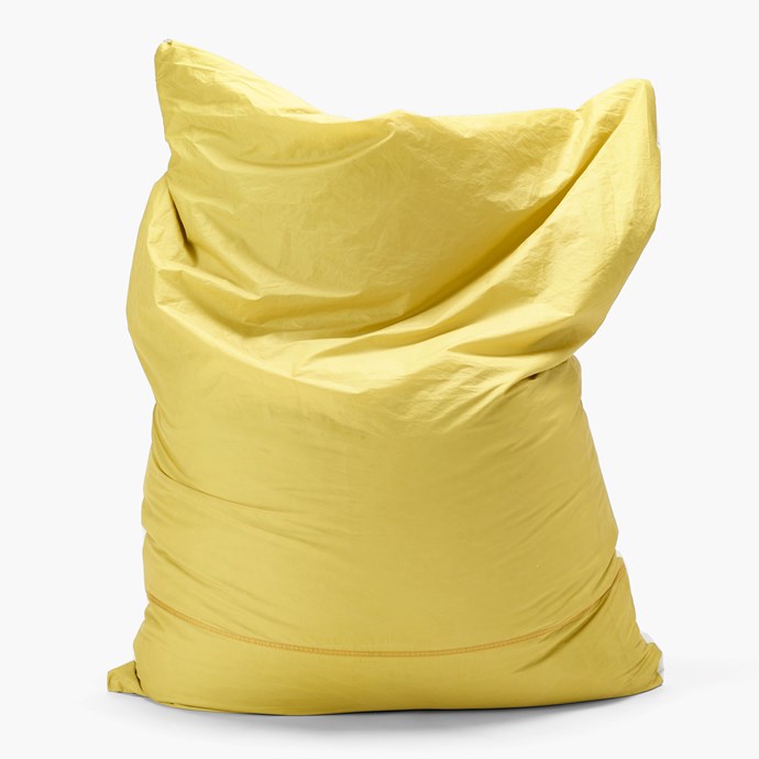 Pouf en toile de montgolfière recyclée | Nature & Découvertes