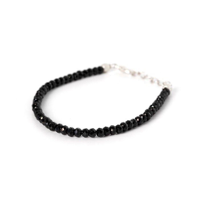 Elphege - Bracelet spinelle noire