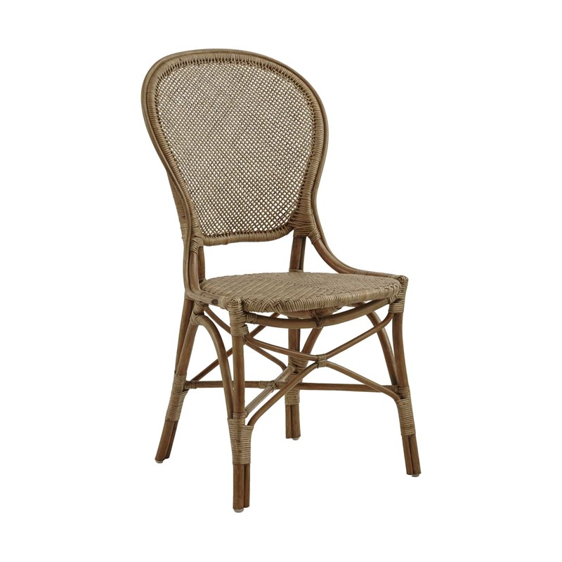 Sika Design - Chaise repas en rotin antique