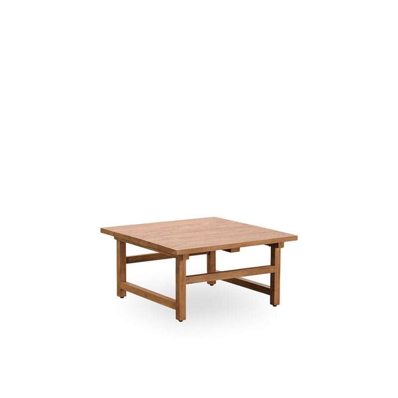 Table basse pliante carrée en teck Ecograde© Kento 50 x 50 cm