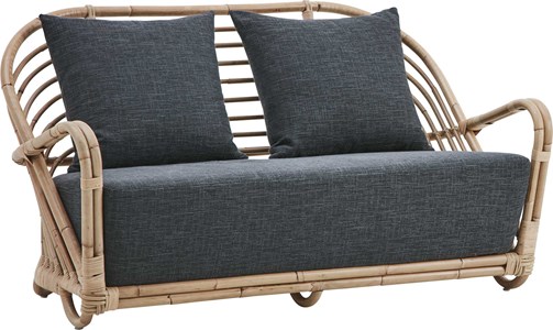 Canapé 2 personnes en rotin