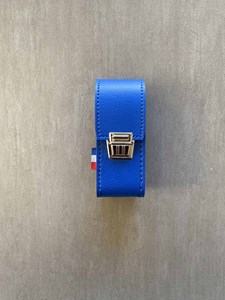 Sacoche pour 3 boules de golf  - bleue