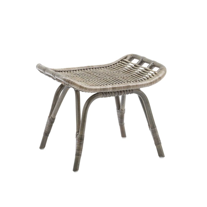 Sika Design - Repose-pieds en rotin taupe