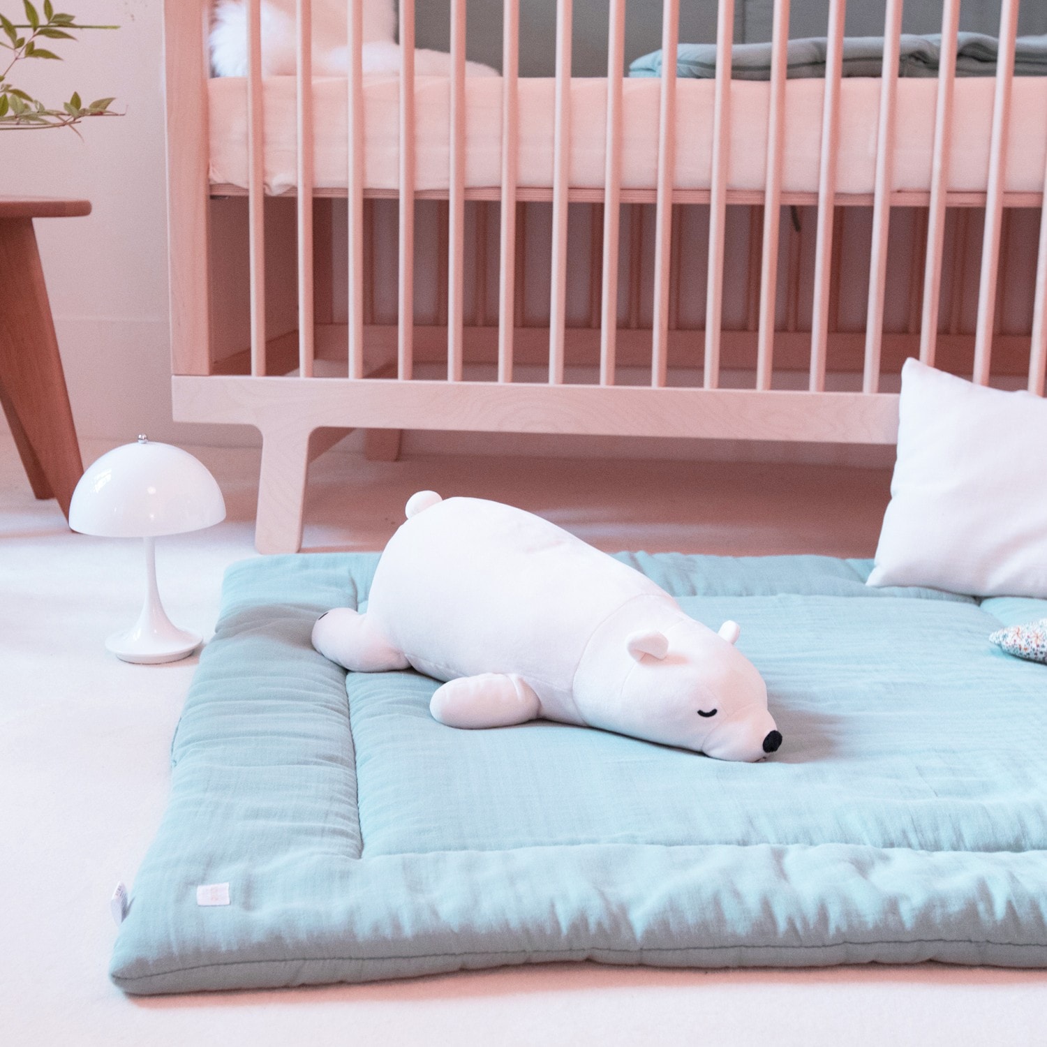 Tapis montessori pour bébé en coton bio - Matelas de sol
