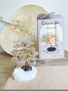 Arbre de vie améthyste et quartz rose