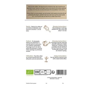 Graines à semer - trèfle bio