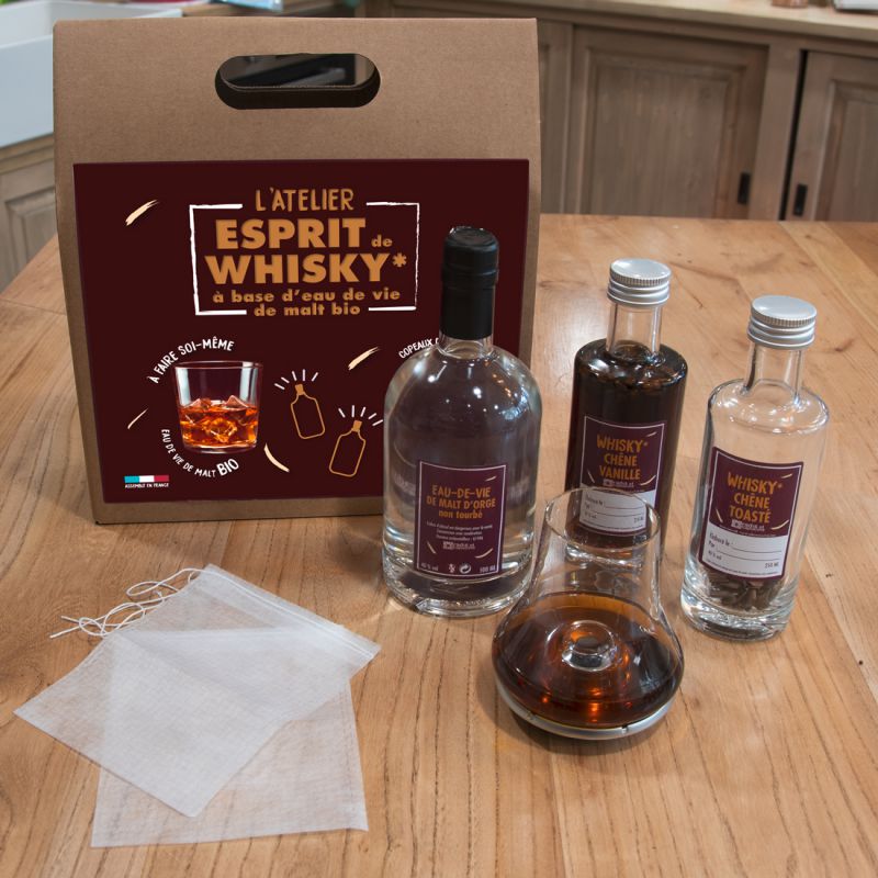 Kit pour Fabriquer son whisky  Idée Cadeau Whisky – Mieux Que Des Fleurs