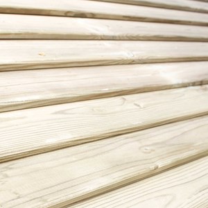 Abri-bûches en bois 203 x 114,5 x 410cm