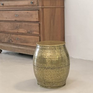 Tabouret indien en aluminium jaya