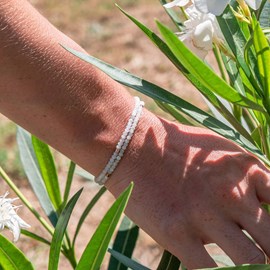 Bracelet lumia en pierres de lune