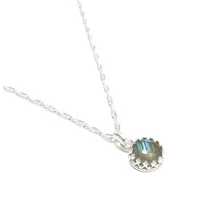 Collier kariri labradorite argent 925