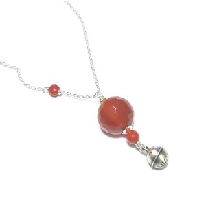 Bola de grossesse cornaline argent 925
