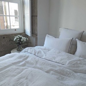 Housse de couette lin coton