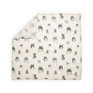 Lange bambou et coton imprimé
