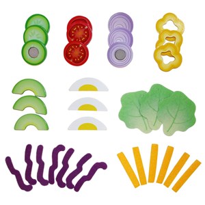 Jeu imitation set salade du potager