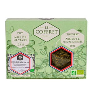 Coffret thé vert abricot & miel bio