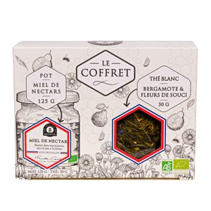 Coffret thé blanc & miel