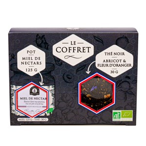 Coffret thé noir & miel bio