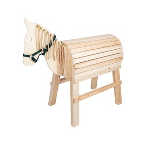 Cheval de voltige en bois
