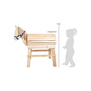 Cheval de voltige en bois