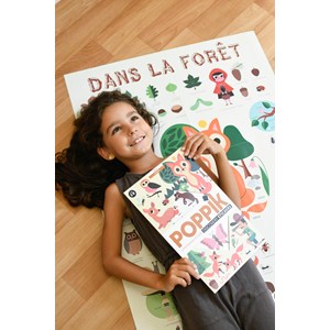 Poster en stickers - forêt - 3-8 ans