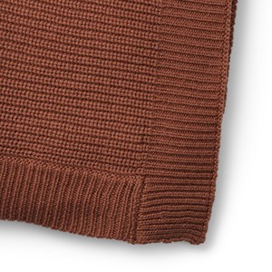 Couverture tricot en laine