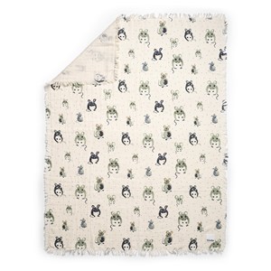Couverture coton froissé