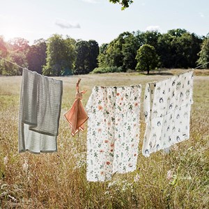 Couverture coton froissé