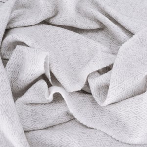 Etole pashmina femme gris argenté