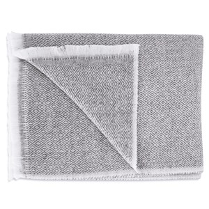 Etole pashmina femme gris foncé