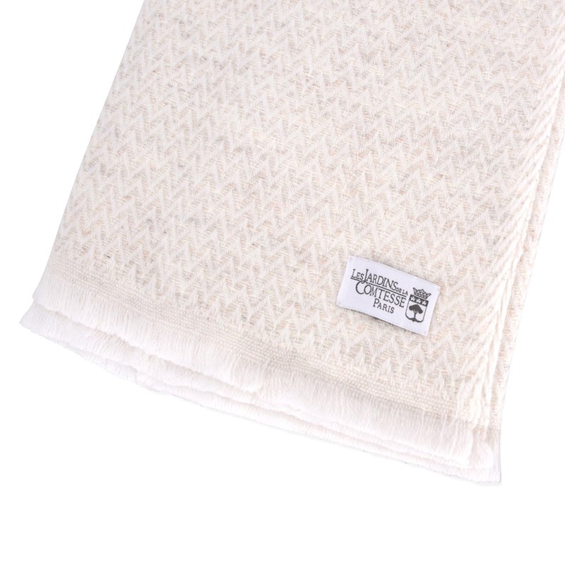 Les Jardins De La Comtesse - Etole pashmina femme beige amande