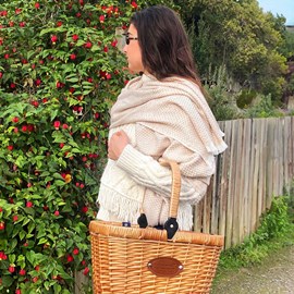 Etole pashmina femme camel