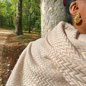 Etole pashmina femme camel